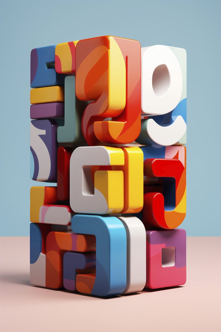 3d-rendering-abstract-geometric-shape